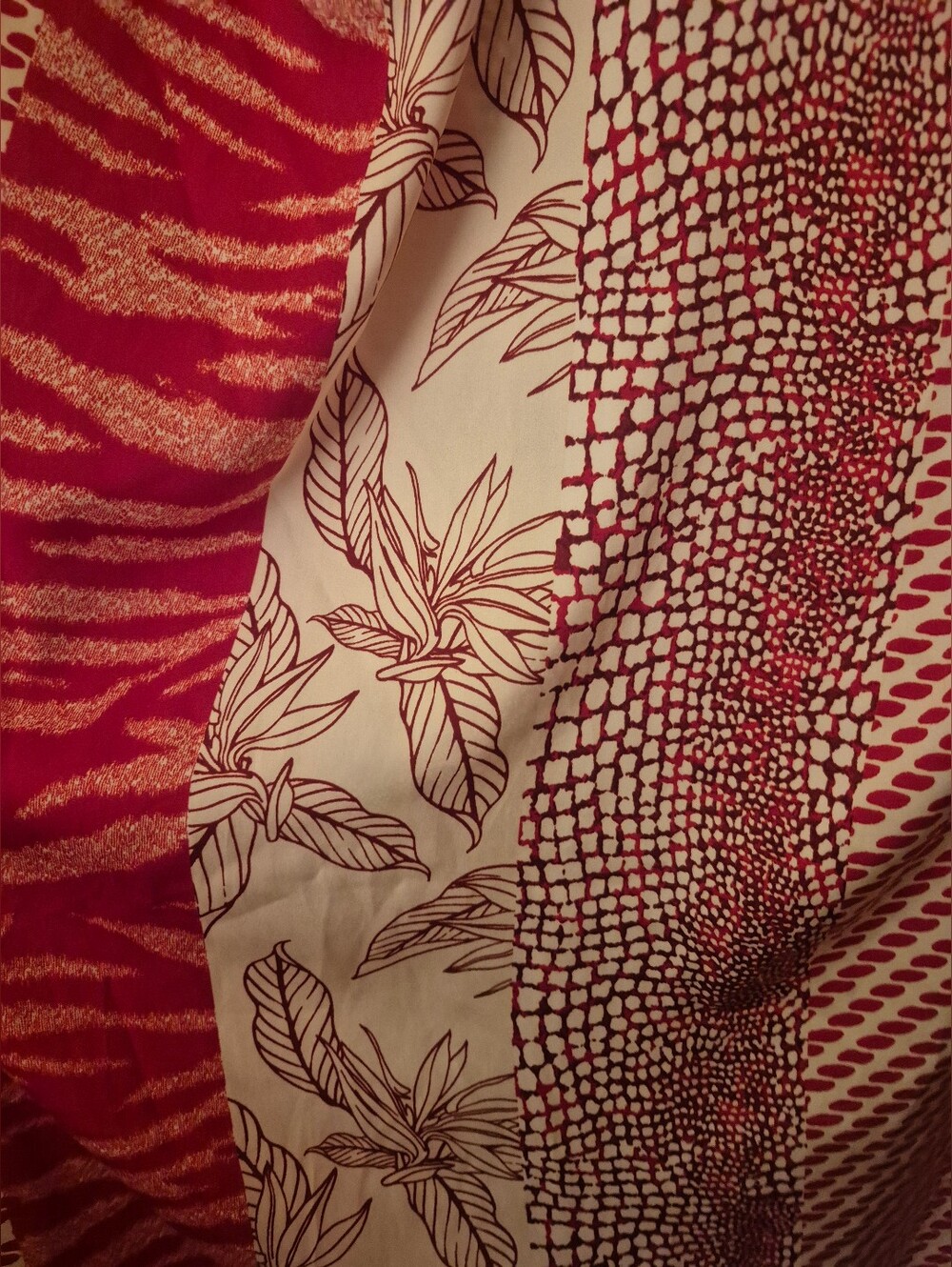 Banana Republic Twist Neck Red Sunset Dress medium - Picture 6 of 7